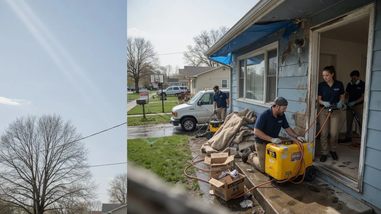 Basement Flood Cleanup in Oakham, MA near me